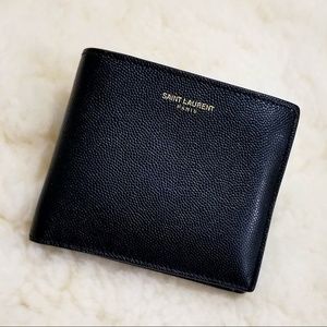 Saint Laurent Bi-Fold Wallet with Coin Pouch